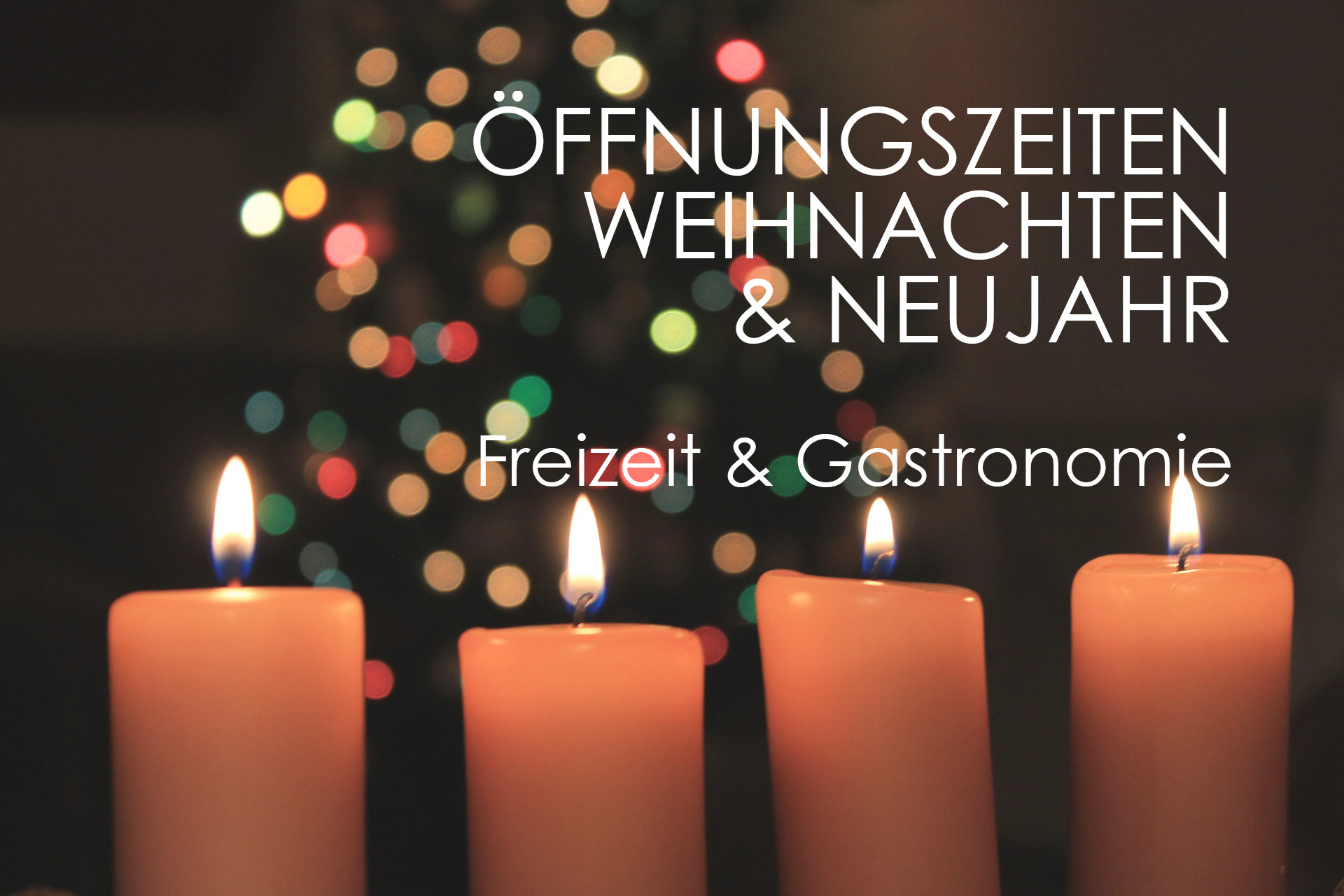 Weihnachtsöffnungszeiten